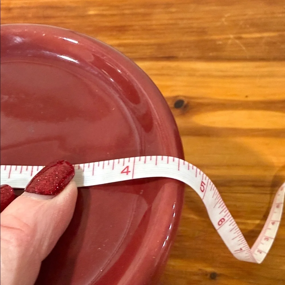 Longaberger One Pint Salt Crock w/ Lid in Paprika